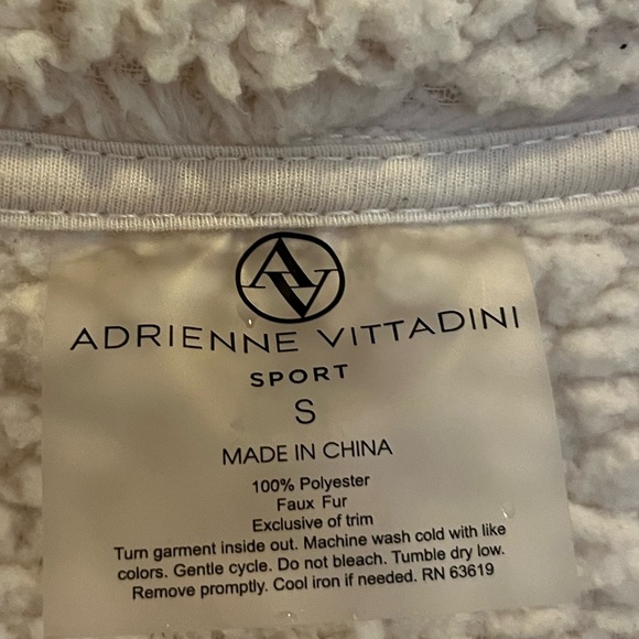 ADRIENNE VITTADINI sherpa zipper jacket - Picture 6 of 8